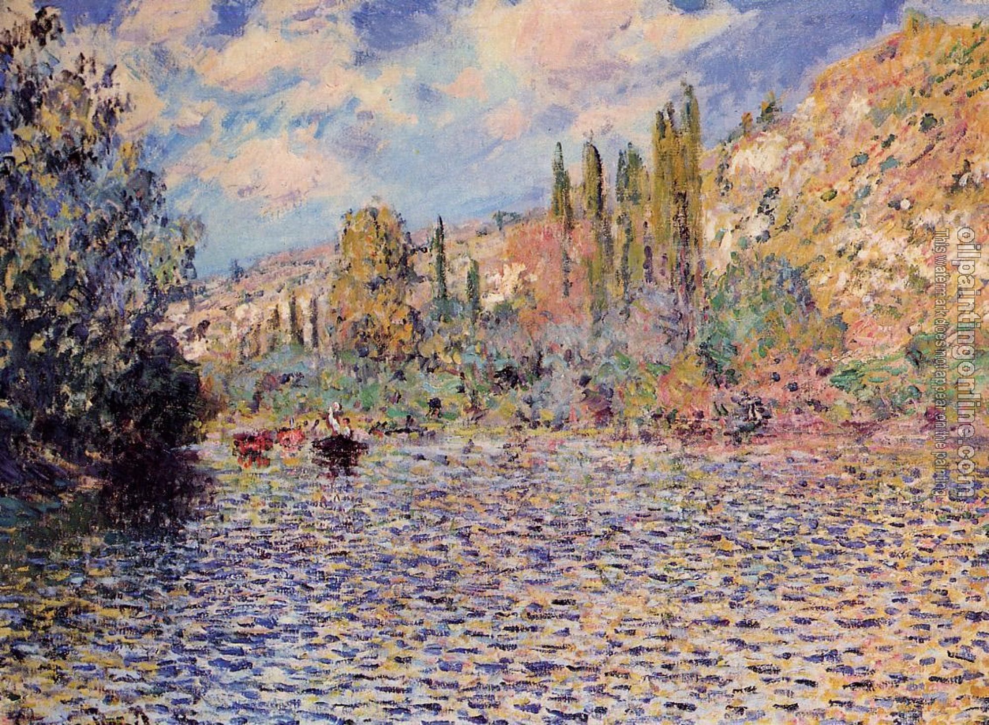 Monet, Claude Oscar - The Seine at Vetheuil